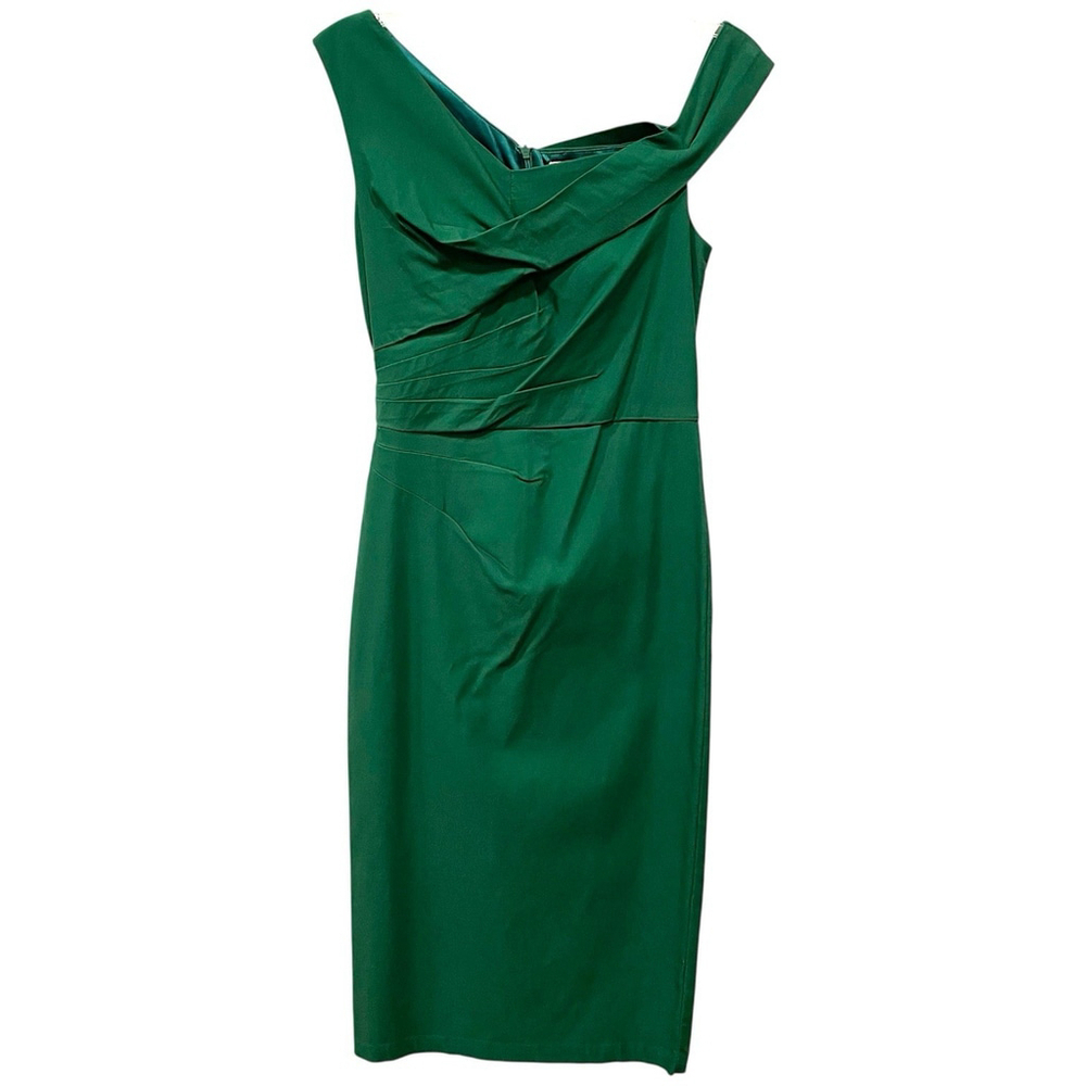 Belle Pogue Womens Size Small Sleeveless Sheath Retro Dress Body Con Stretch